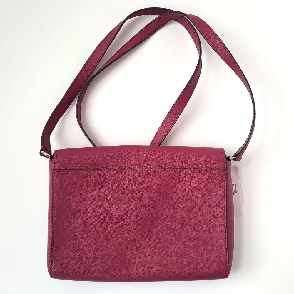 Kate Spade Cove Street Dody Crossbody Leather Bag Purse Handbag Rhubarb Tart New - Picture 2 of 13